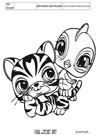 littlest-pet-shop boyama sayfaları